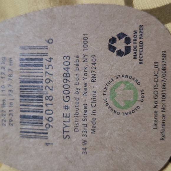 Rabbit+Bear sleep and play sweat shirt and pants size 12m - Picture 4 of 4